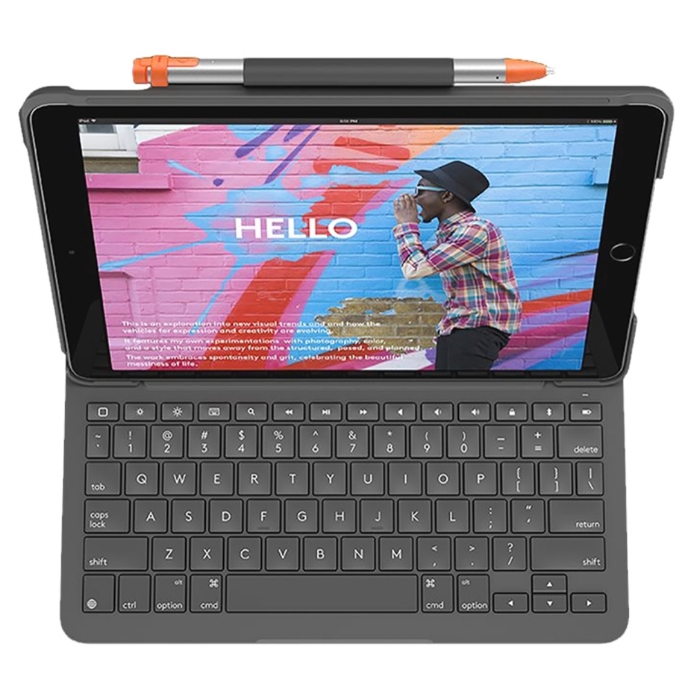 Logitech Gray Keyboard Case for iPad